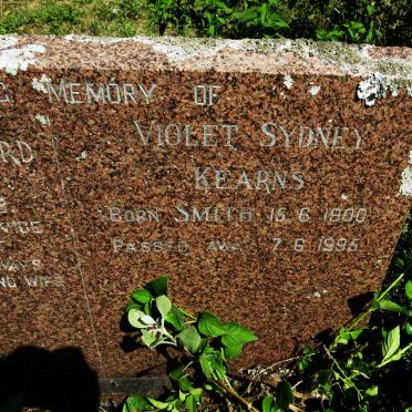 KEARNS Violet Sydney nee SMITH 1900-1995