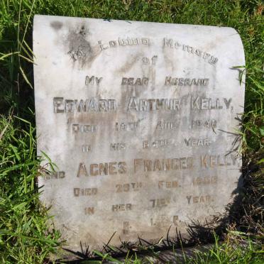 KELLY Edward Arthur  -1940 &amp; Agnes Frances  -1956