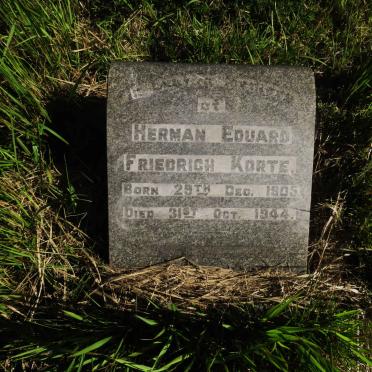 KORTE Herman Eduard Friedrich 1905-1944