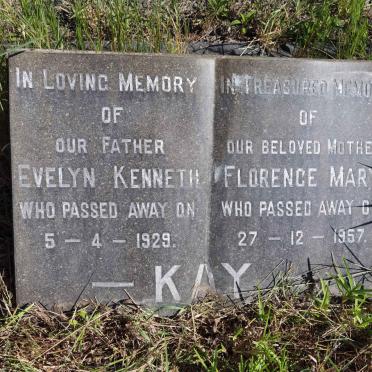 KAY Evelyn Kenneth -1929 & Florence Mary -1957