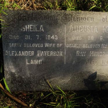 LAING Sheila -1943 :: LAING Augusta Marie -1942