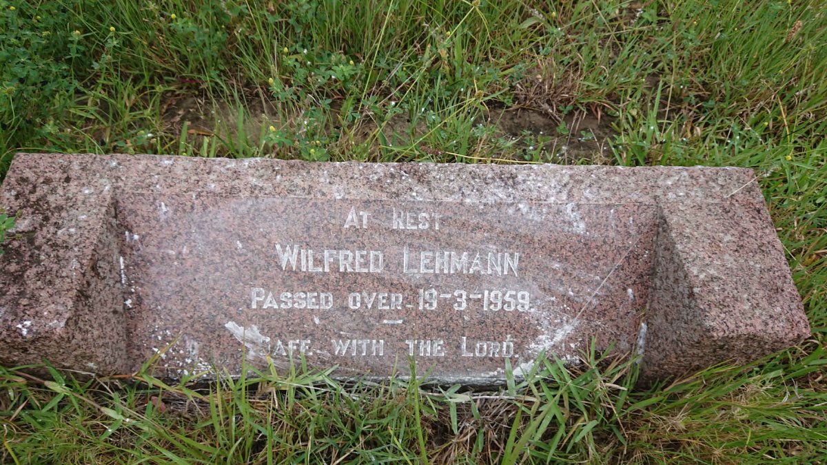 LEHMANN Wilfred -1959