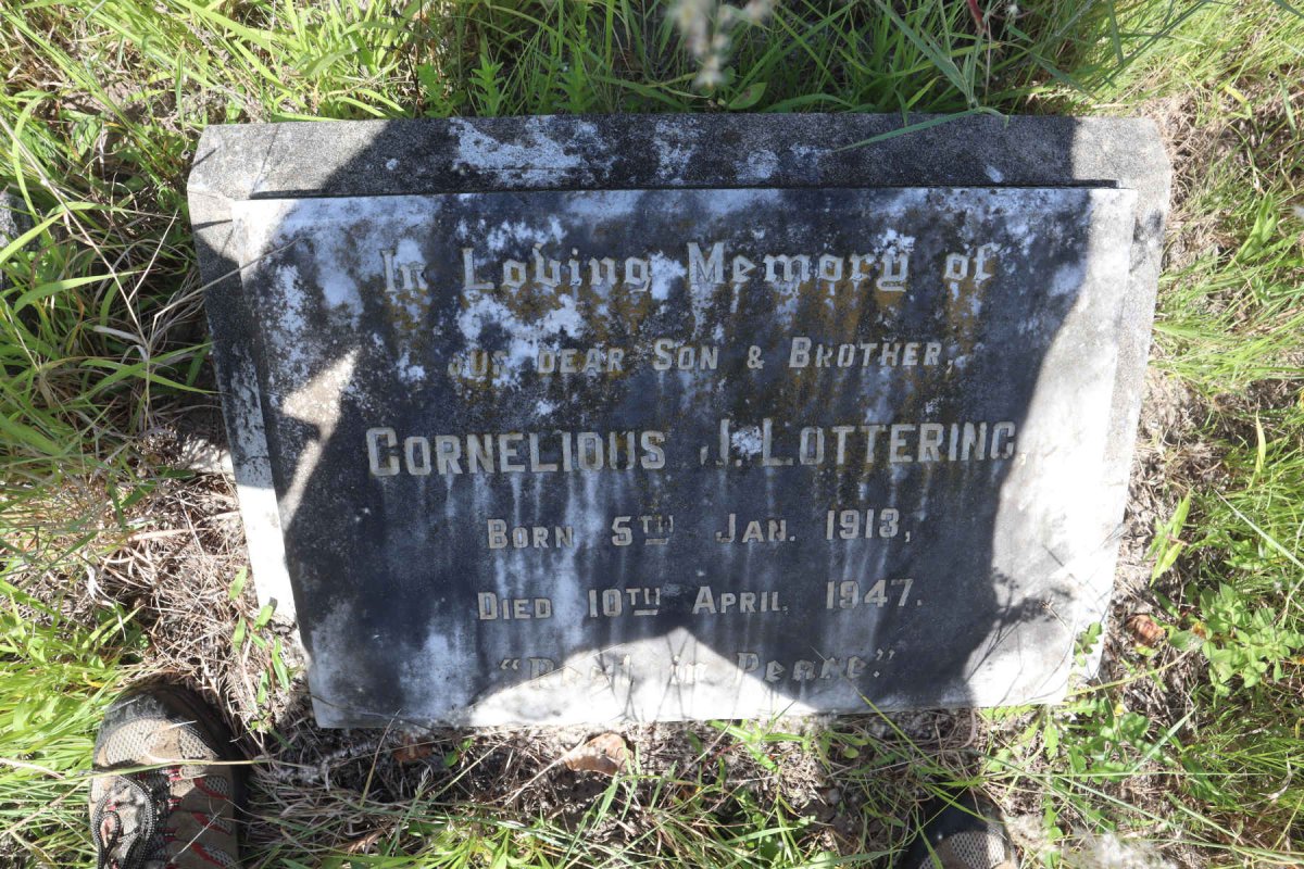 LOTTERING Cornelious J. 1913-1947