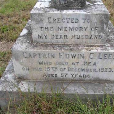 LEE Edwin C.  -1923