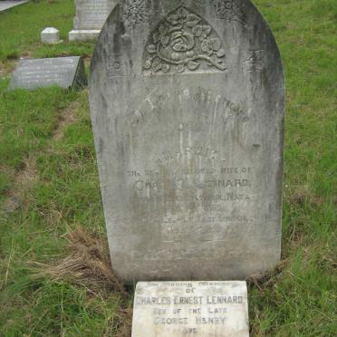 LENNARD Marnie 1869-1899 :: LENNARD Charles Ernest 1869-1950