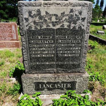 LANCASTER John Robert -1931 & Ada Annie -1930
