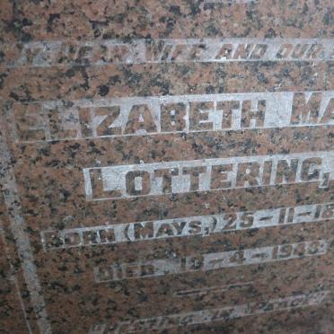 LOTTERING Elizabeth Mary nee MAYS 1880-1943