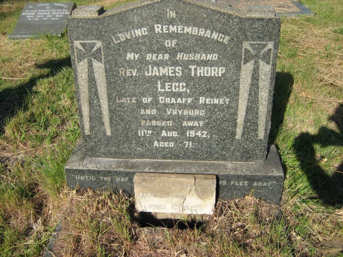 LEGG James Thorpe Rev -1942