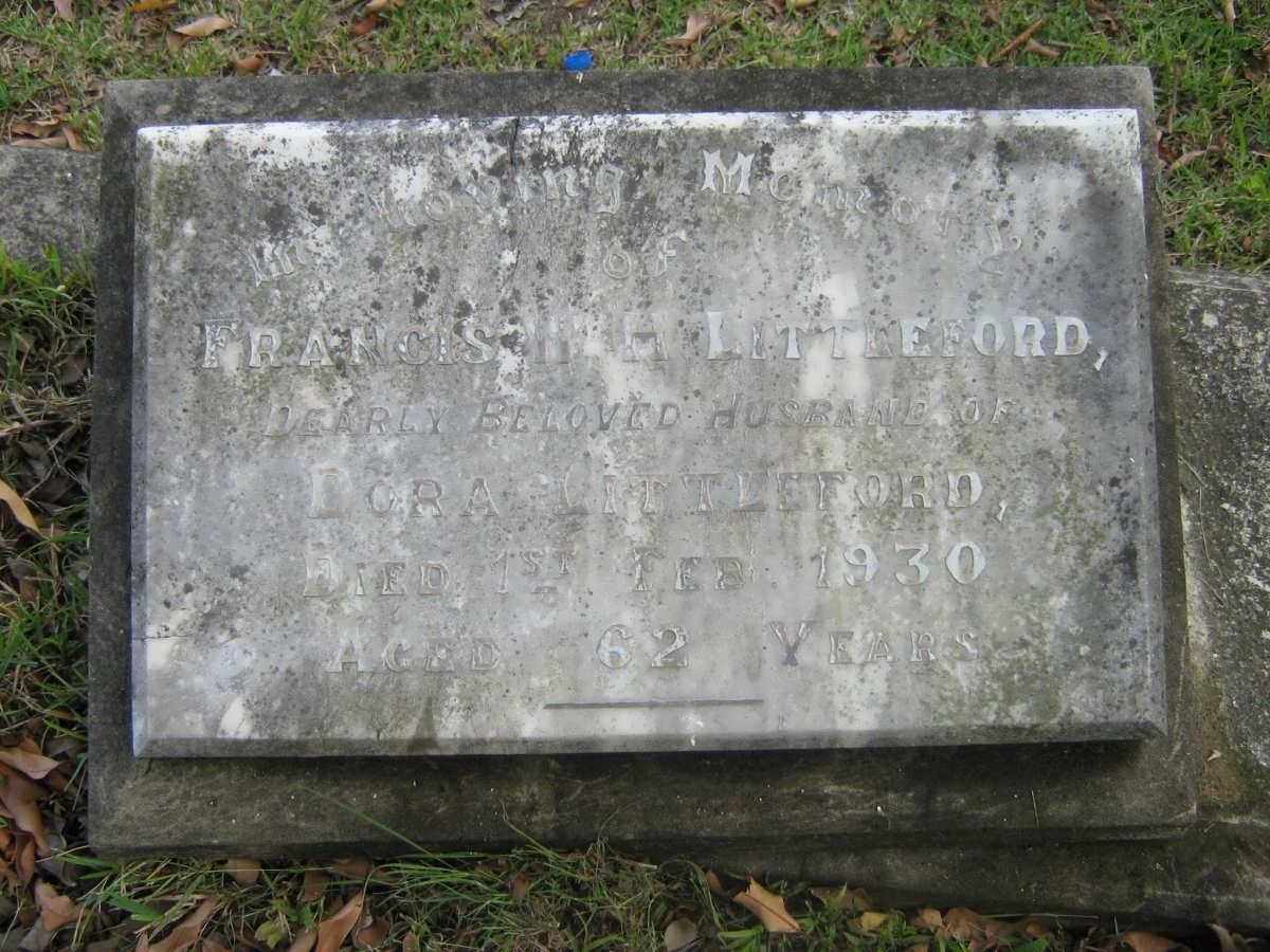 LITTLEFORD Francis H.H. -1930