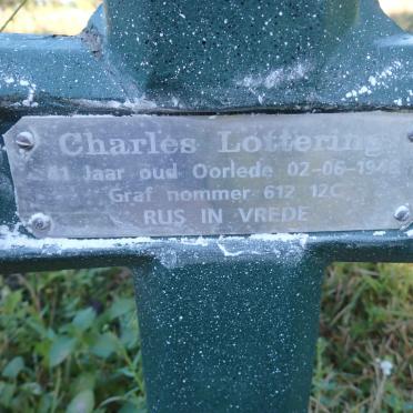 LOTTERING Charles -1946