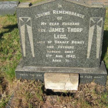 LEGG James Thorpe Rev -1942
