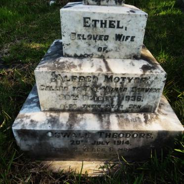 MOTYER Ethel -1936 :: MOTYER Oswald Theodore -1914 _1