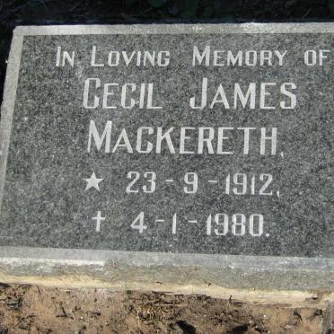 MACKERETH Cecil James 1912-1980
