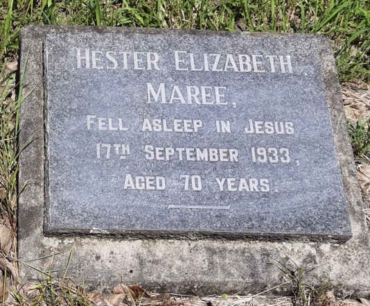 MAREE Hester Elizabeth -1933