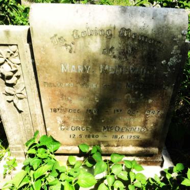 MCDERMID George 1880-1958 & Mary 1881-1947 