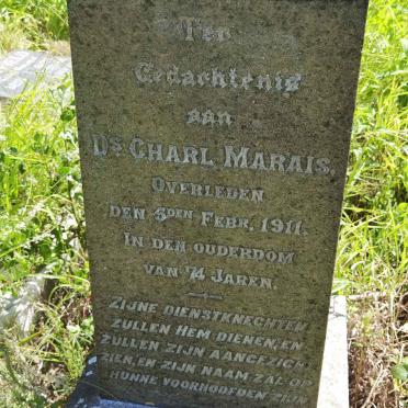 MARAIS Charl -1911