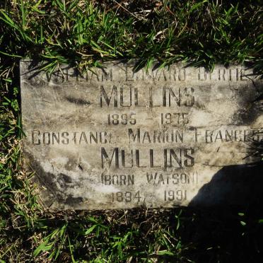 MULLINS William Edward Bertie 1895-1975 & Constance Marion Frances WATSON 1894-1991