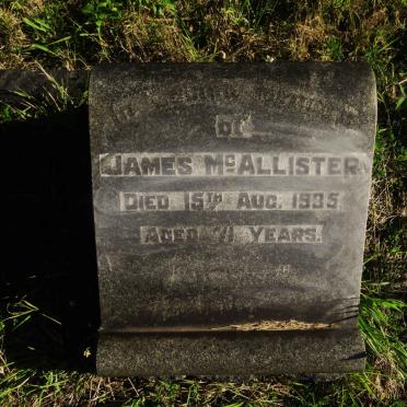 MCALLISTER James -1935