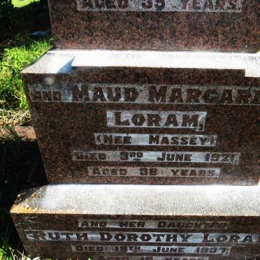 LORAM Maud Margaret nee MASSEY -1921