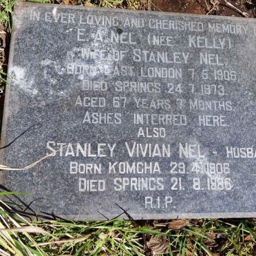 NEL Stanley Vivian 1906-1986 &amp; E.A. KELLY 1906-1973