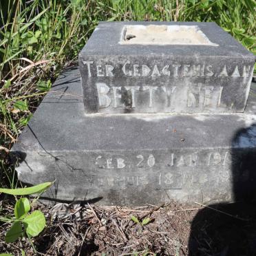 NEL Betty 1913-19??