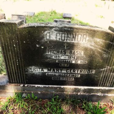 O'CONNOR Thomas Basil 1897-1976 & Rita Mary Gertrude MEDEFINDT 1896-1982