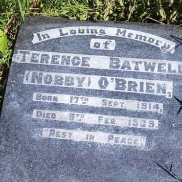 O'BRIEN Terence Batwell 1914-1939