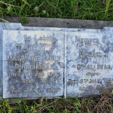 O'HALLORAN MIchael J. -1956 & Maryanne Agnes -1936