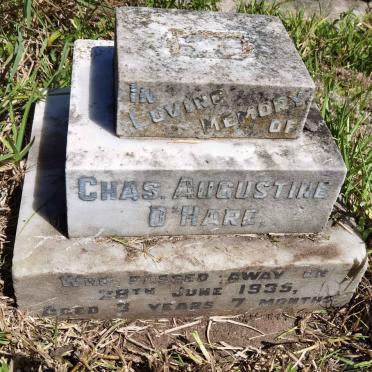 O'HARE Chas. Augustine -1935