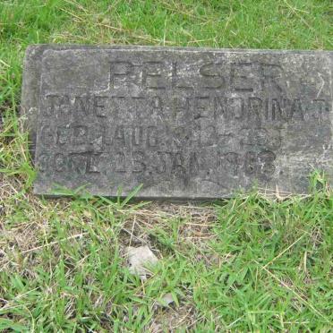 PELSER Janetta Hendrina J. 1892-1988
