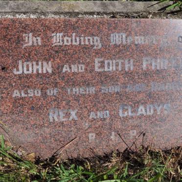 PHILLIPS John & Edith :: PHILLIPS Rex :: PHILLIPS Gladys