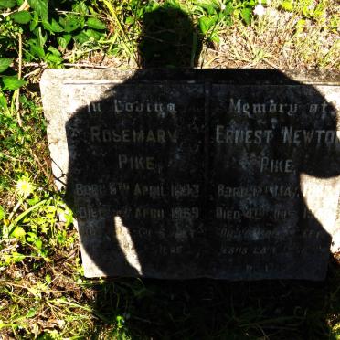 PIKE Ernest Newton 1883-1949 & Rosemary 1893-1969