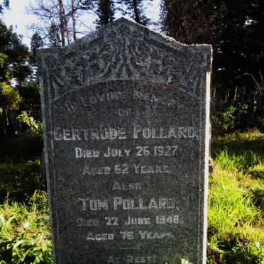 POLLARD Gertrude -1927 :: POLLARD Tom -1948