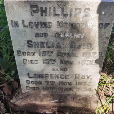 PHILLIPS Shelia Avis 1929-1938 :: PHILLIPS Lawrence Ray 1933-1934 _2