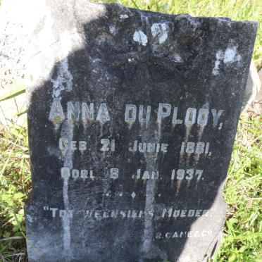 PLOOY Anna, du 1881-1937