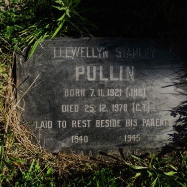 PULLIN Llewellyn Stanley 1921-1978