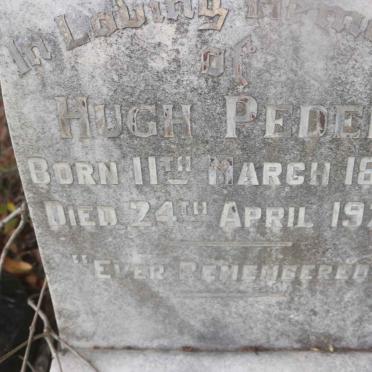 PEDEN Hugh 1877-1920