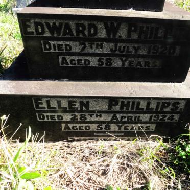 PHILLIPS Edward W. -1920 & Ellen -1924
