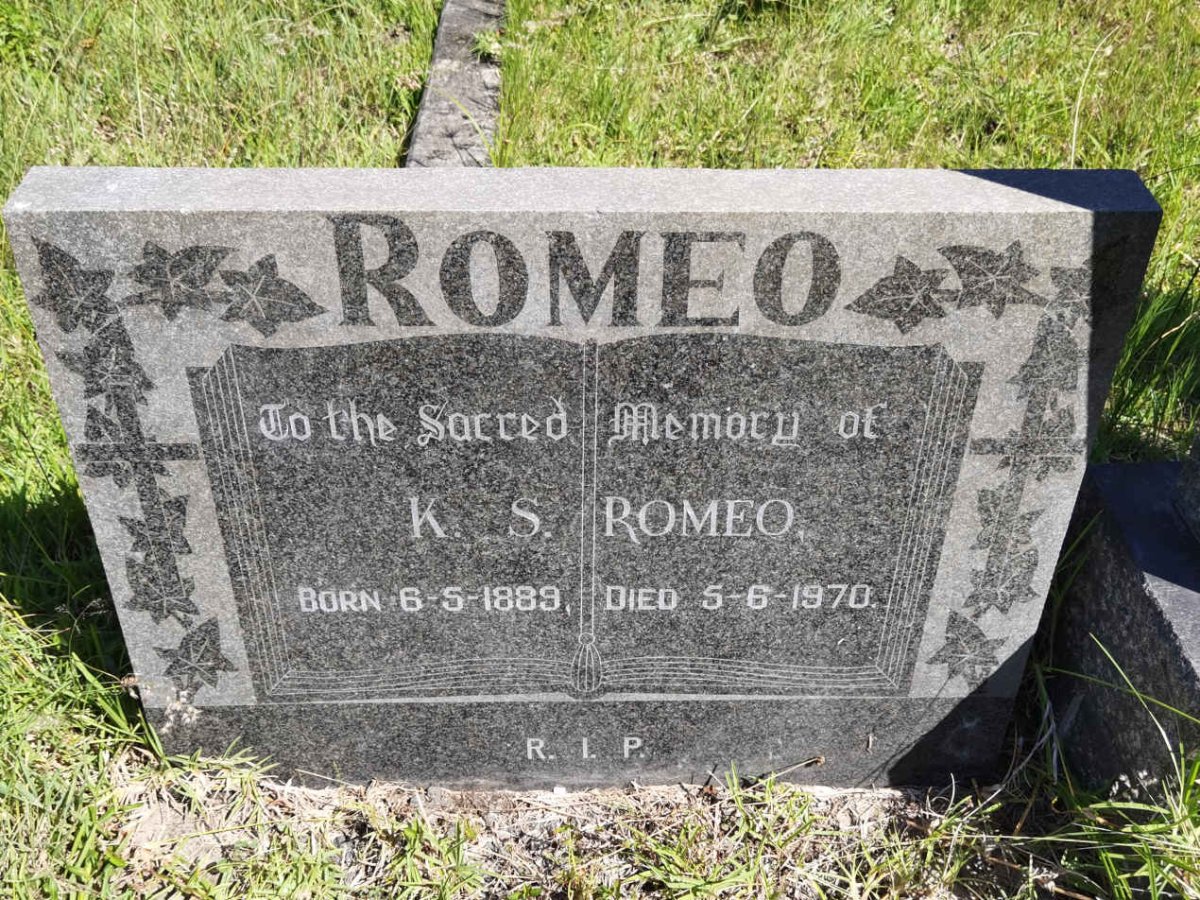 ROMEO K.S. 1889-1970