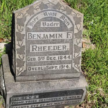 RHEEDER Benjamin F. 1844-1914
