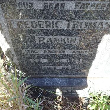 RANKIN Frederic Thomas -1953 & Clara Jane -1944 :: RANKIN Cecil Raymond -1941 _1