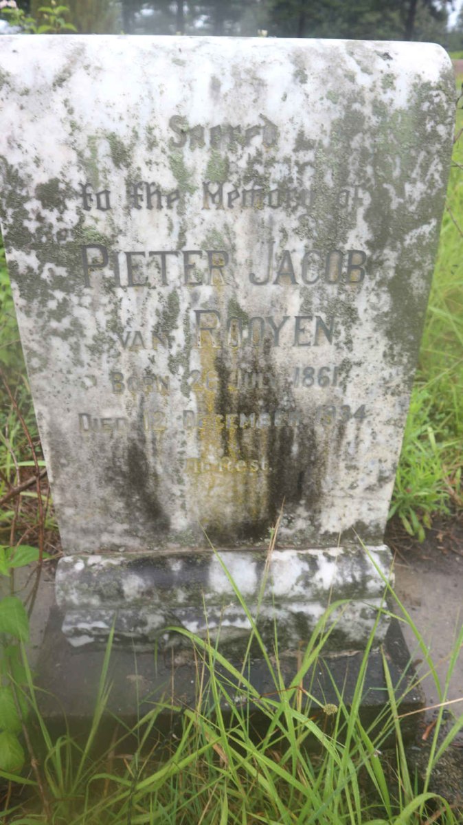 ROOYEN Pieter Jacob, van 1861-1934