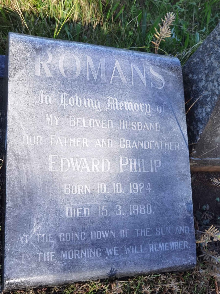ROMANS Edward Philip 1924-1980