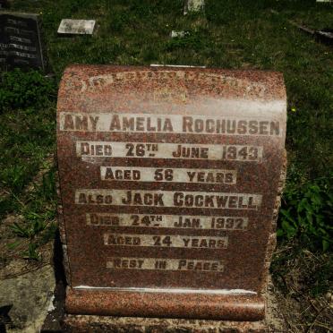 ROCHUSSEN Amy Amelia -1943 :: COCKWELL Jack -1932