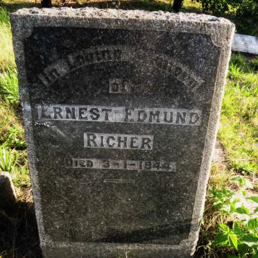 RICHTER Ernest Edmund -1944