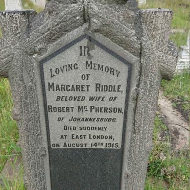 RIDDLE Margaret -1915