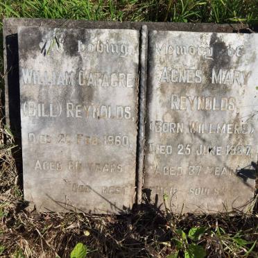 REYNOLDS William Gatacre  -1960 &amp; Agnes Mary WILLMERS  -1937