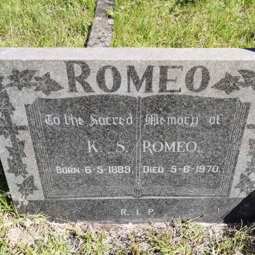 ROMEO K.S. 1889-1970