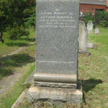 RANDALL Arthur 1872-1913