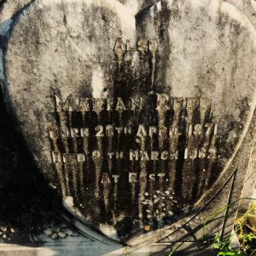 REED Marian 1871-1962
